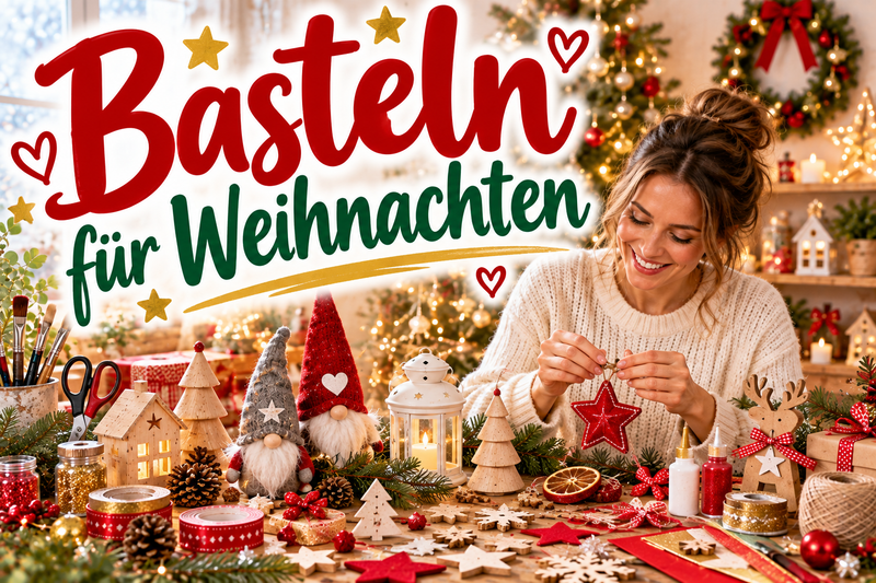 Weihnachtsbasteln: Kreative Ideen und Bastelmaterial für zauberhafte Weihnachtsdeko