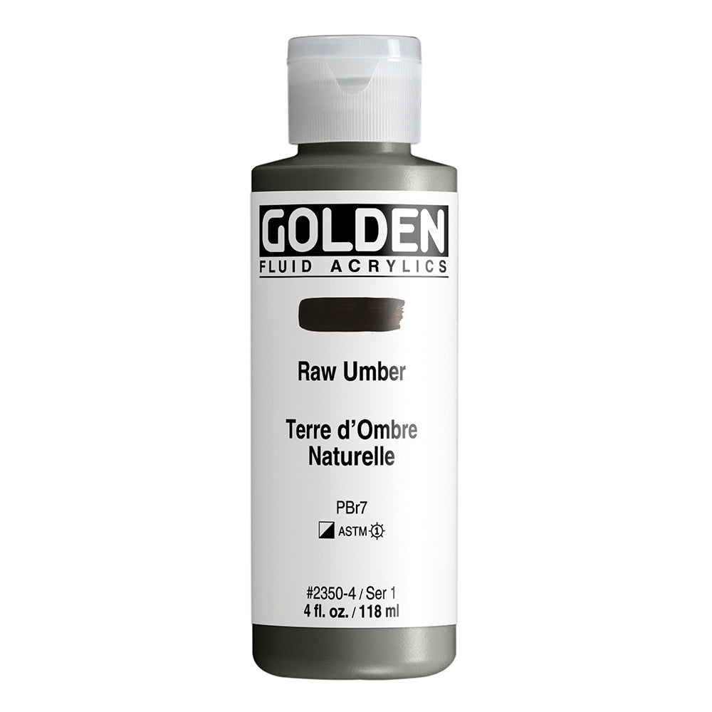 Golden Fluid Acrylfarbe Umbra Natur 4 Fl. Oz./118m