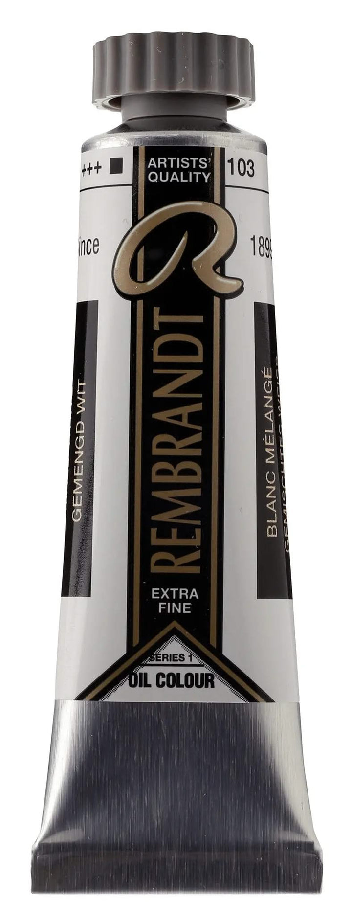Rembrandt Ölfarbe Tube 60 ml Gemischtes Weiß (Safloröl) 103