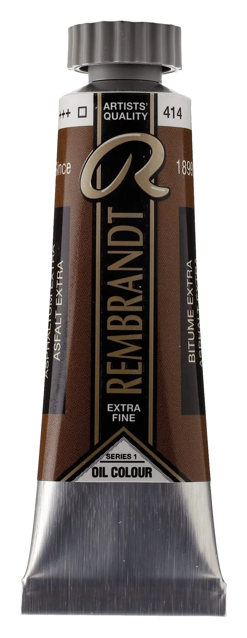 Rembrandt Ölfarbe Tube 15 ml Asphalt 414