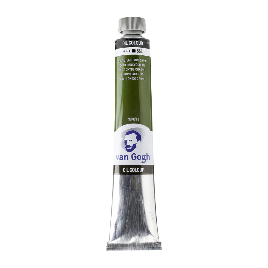 Van Gogh Ölfarbe Tube 60 ml Chromoxidgrün 668