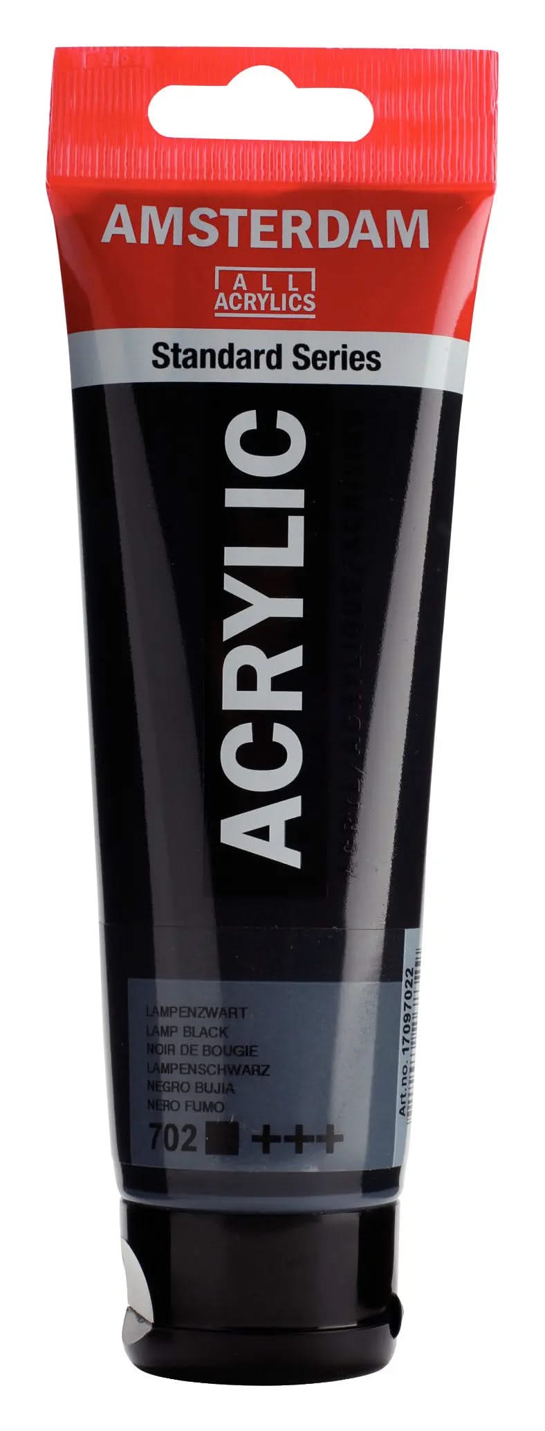 Amsterdam Standard Series Acrylfarbe Tube 120 ml Lampenschwarz 702