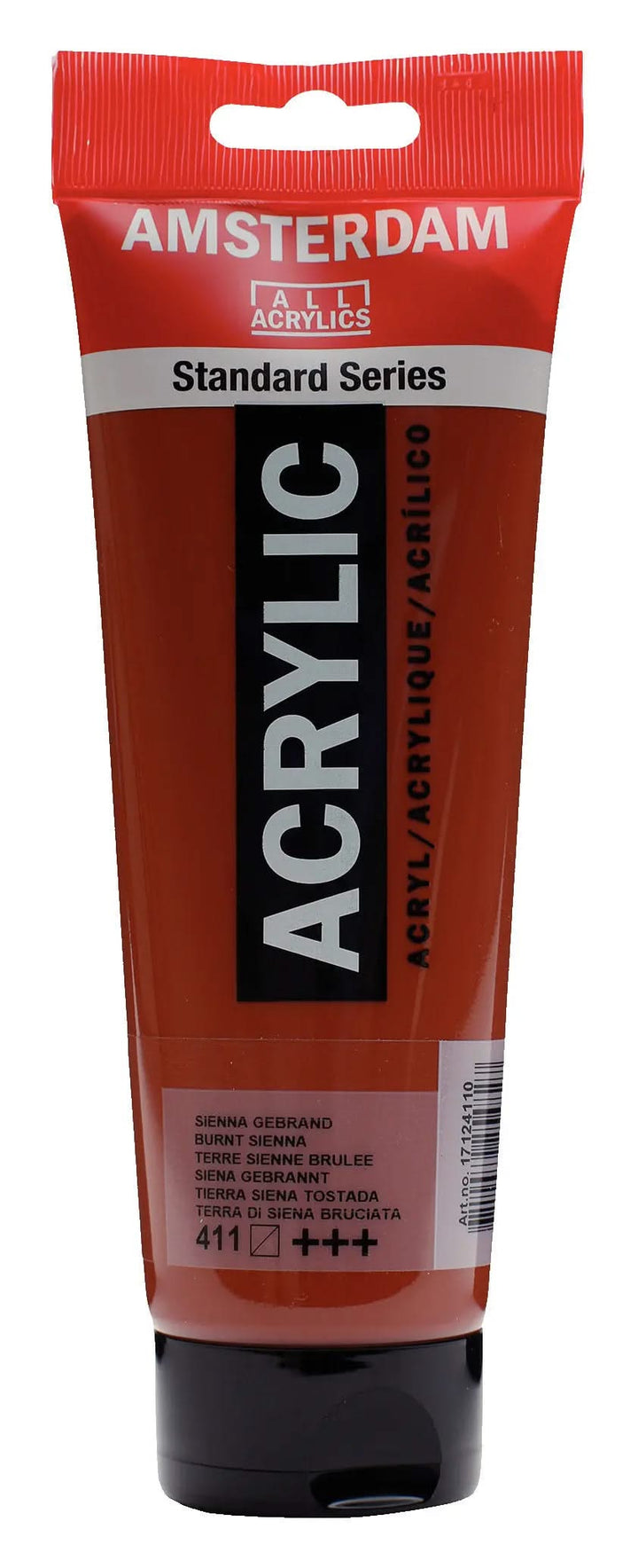 Amsterdam Standard Series Acrylfarbe Tube 250 ml Siena Gebrannt 411 – 250 ml Tube in kräftigem Siena‑Braun