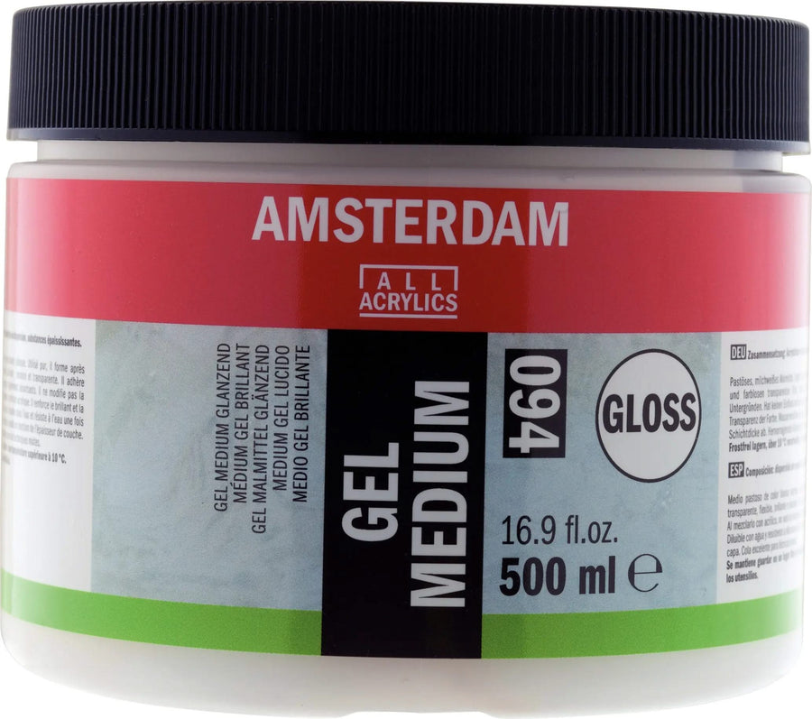 Amsterdam Gel Malmittel Glänzend Gefäß 094 Flasche 500 ml