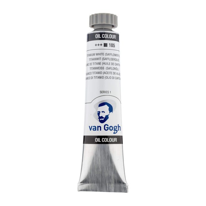 Van Gogh Ölfarbe Tube 20 ml Titanweiß (Safloröl) 105