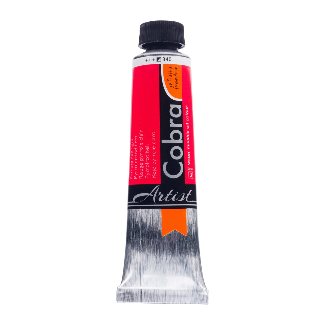 Cobra Artist Wassermischbare Ölfarbe Tube 40 ml Pyrrolrot Hell 340