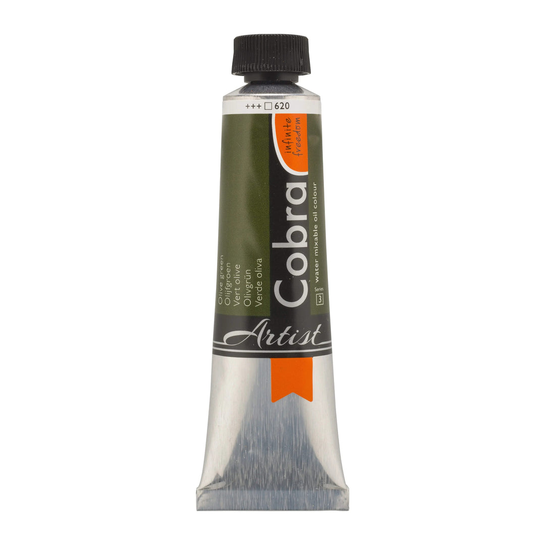 Cobra Artist Wassermischbare Ölfarbe Tube 40 ml Olivgrün 620