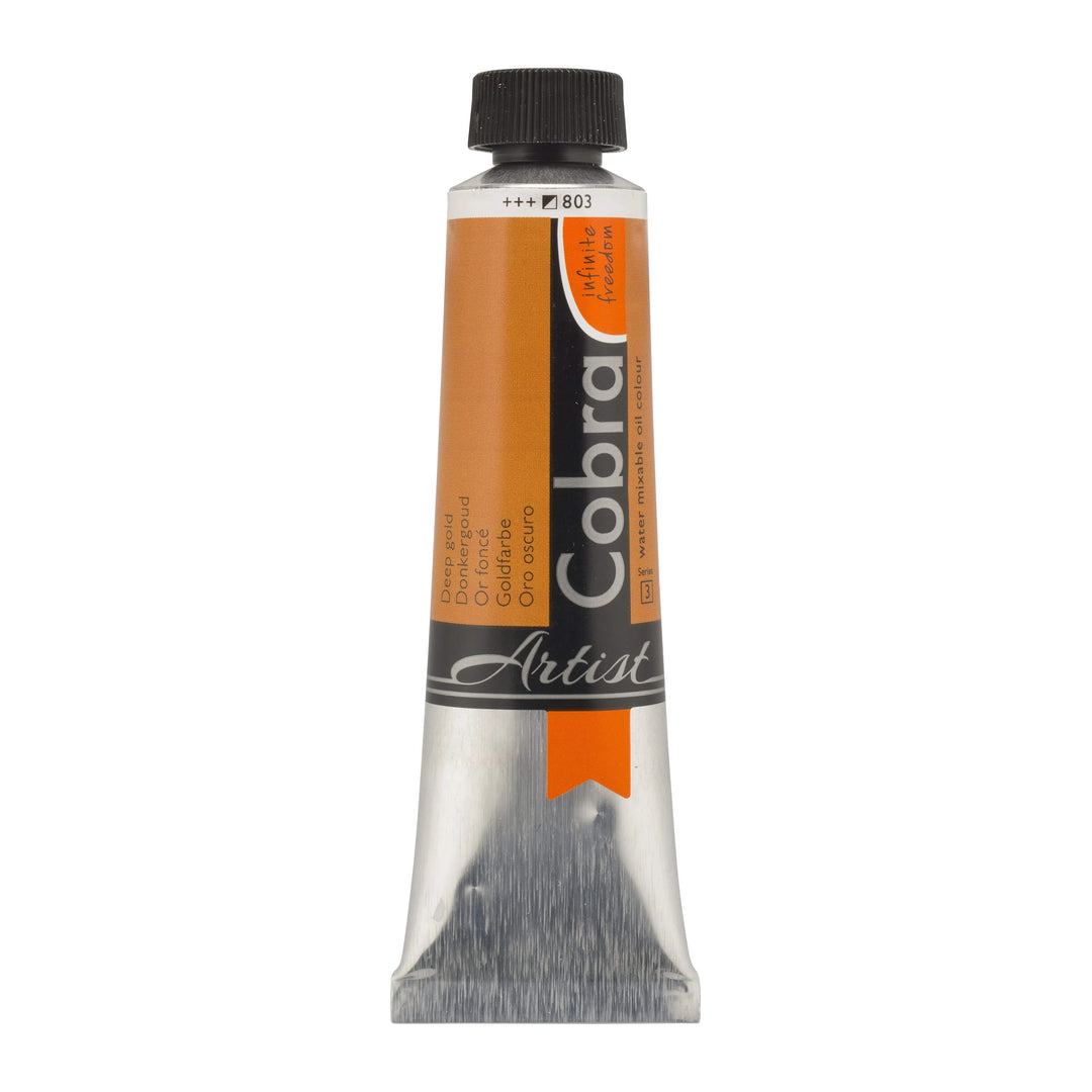 Cobra Artist Wassermischbare Ölfarbe Tube 40 ml Goldfarbe 803