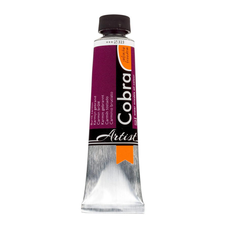 Cobra Artist Wassermischbare Ölfarbe Tube 40 ml Karmin Gebrannt 323