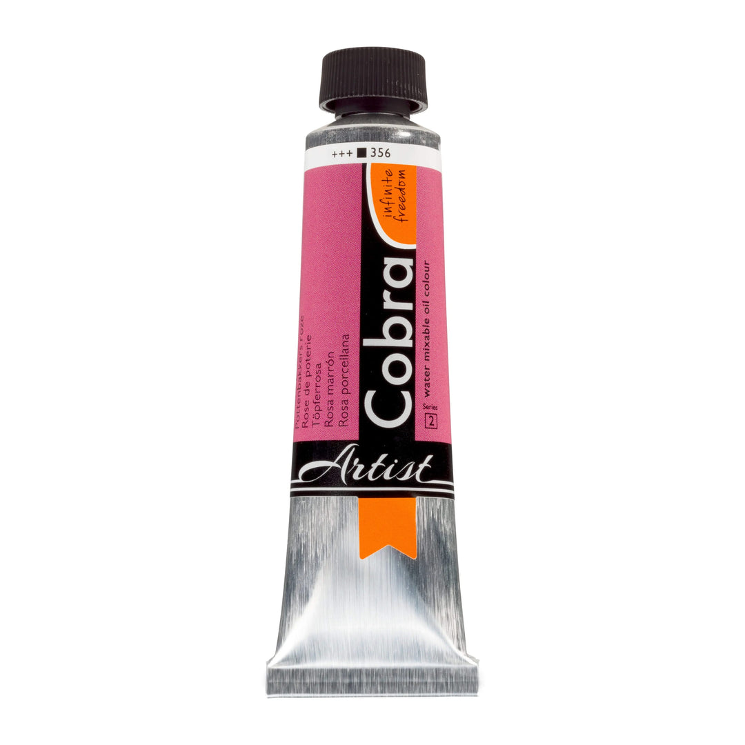Cobra Artist Wassermischbare Ölfarbe Tube 40 ml Töpferrosa 356