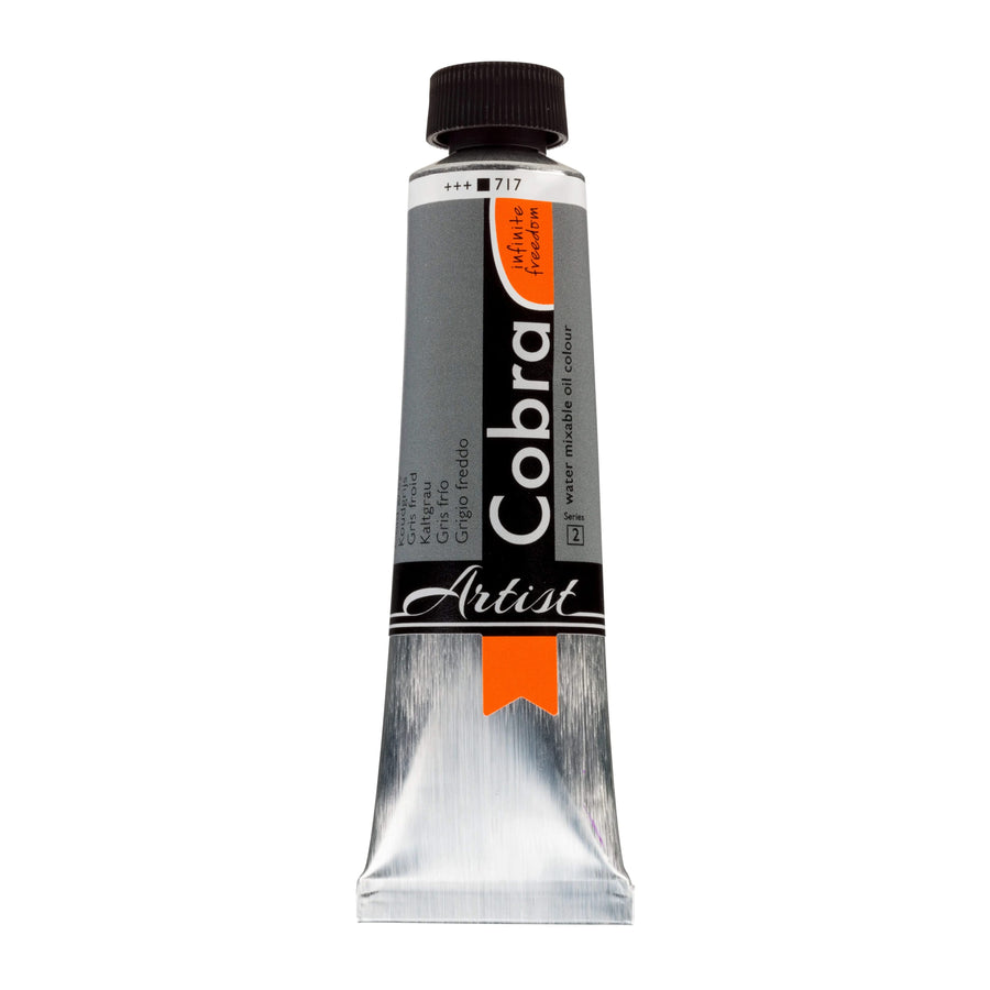 Cobra Artist Wassermischbare Ölfarbe Tube 40 ml Kaltgrau 717