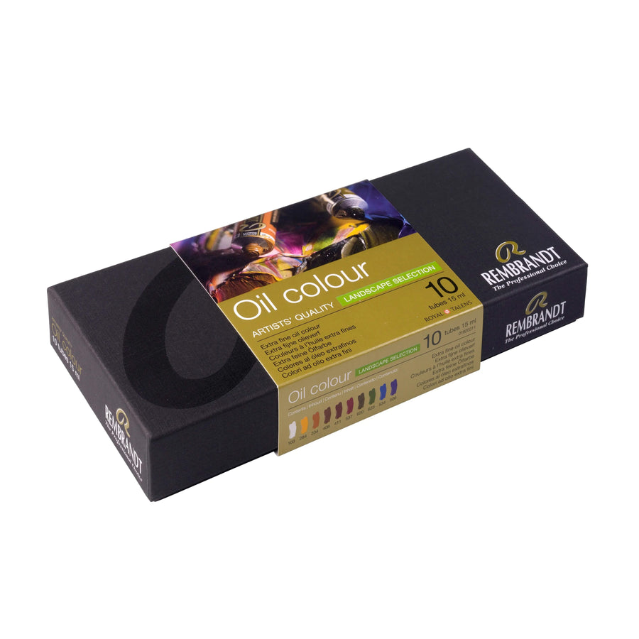 Rembrandt Ölfarben-Set Landschaftsauswahl | 10 x 15 ml