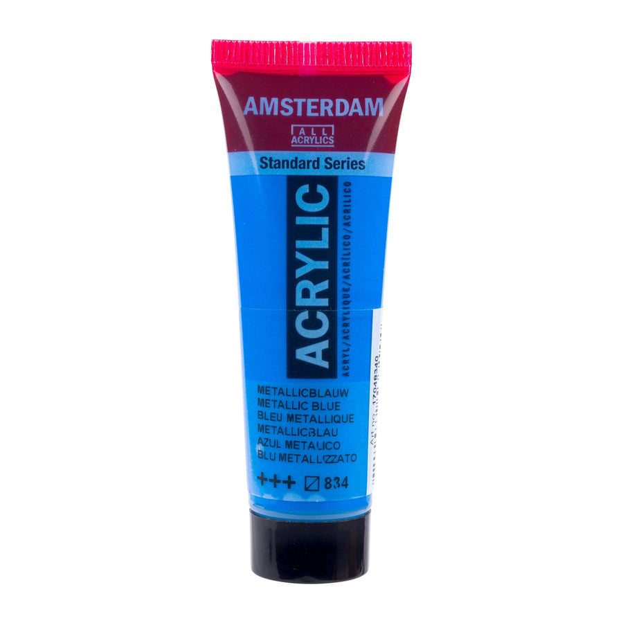 Amsterdam Standard Series Acrylfarbe Tube 20 ml Metallicblau 834