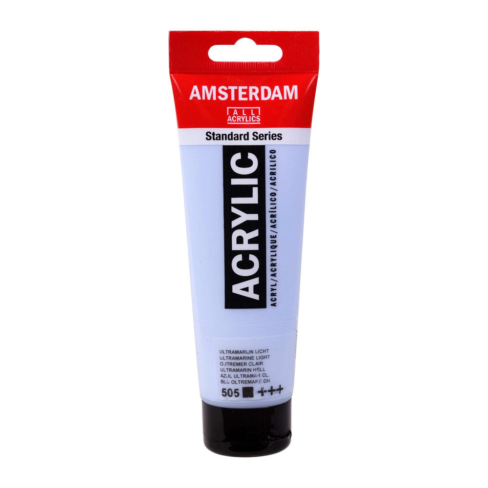 Amsterdam Standard Series Acrylfarbe Tube 120 ml Metallicblau 834 Amsterdam