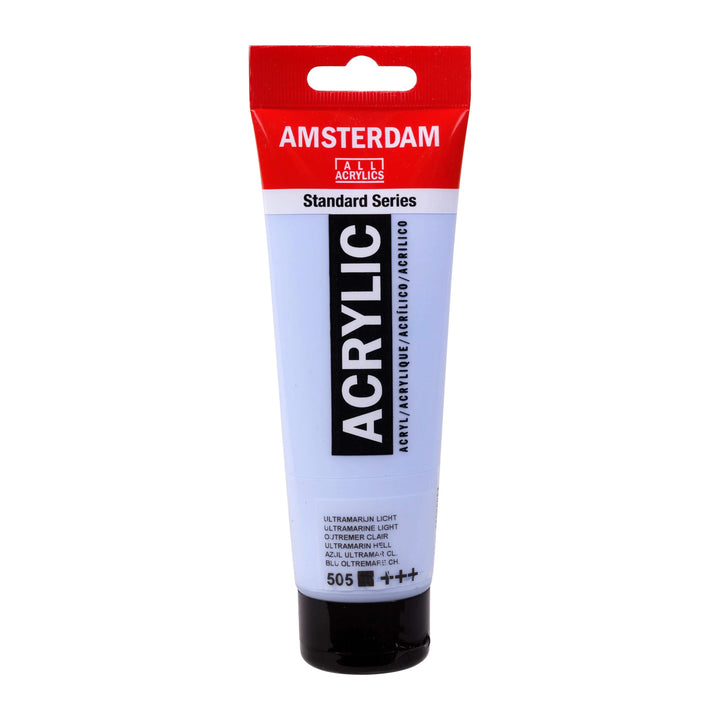 Amsterdam Standard Series Acrylfarbe Tube 120 ml Metallicblau 834 Amsterdam