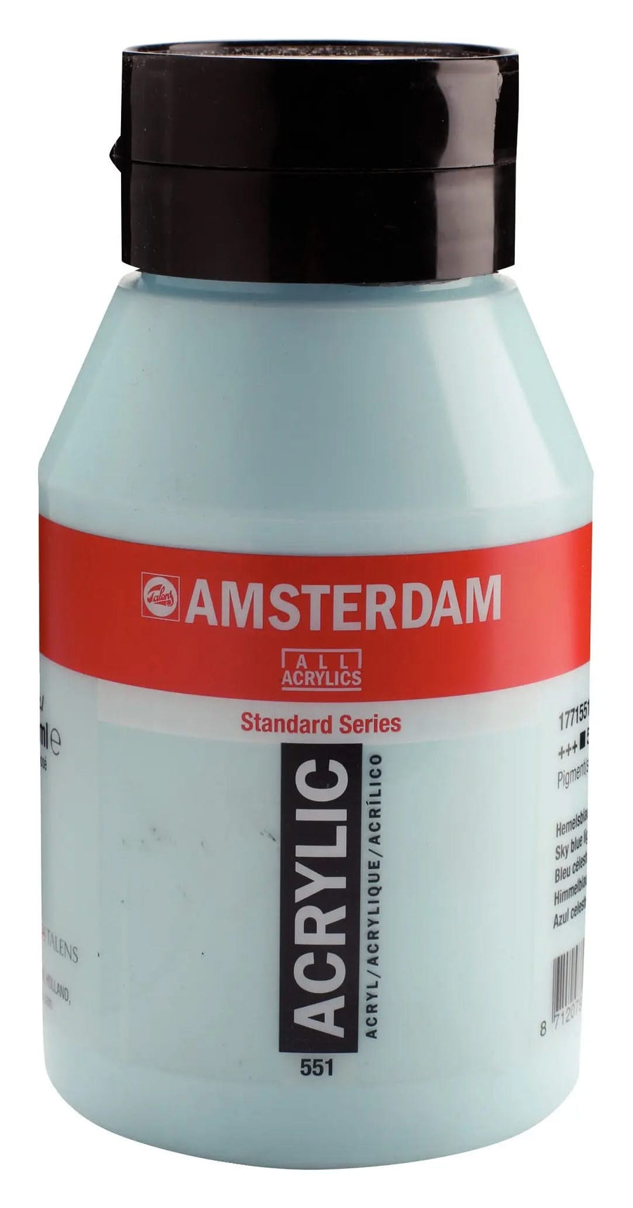 Amsterdam Standard Series Acrylfarbe Flasche 1000 ml Himmelblau Hell 551