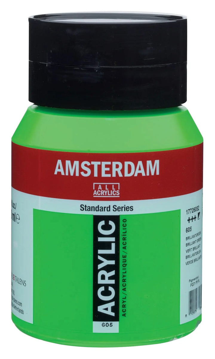 Amsterdam Standard Series Acrylfarbe Flasche 500 ml Brillantgrün 605