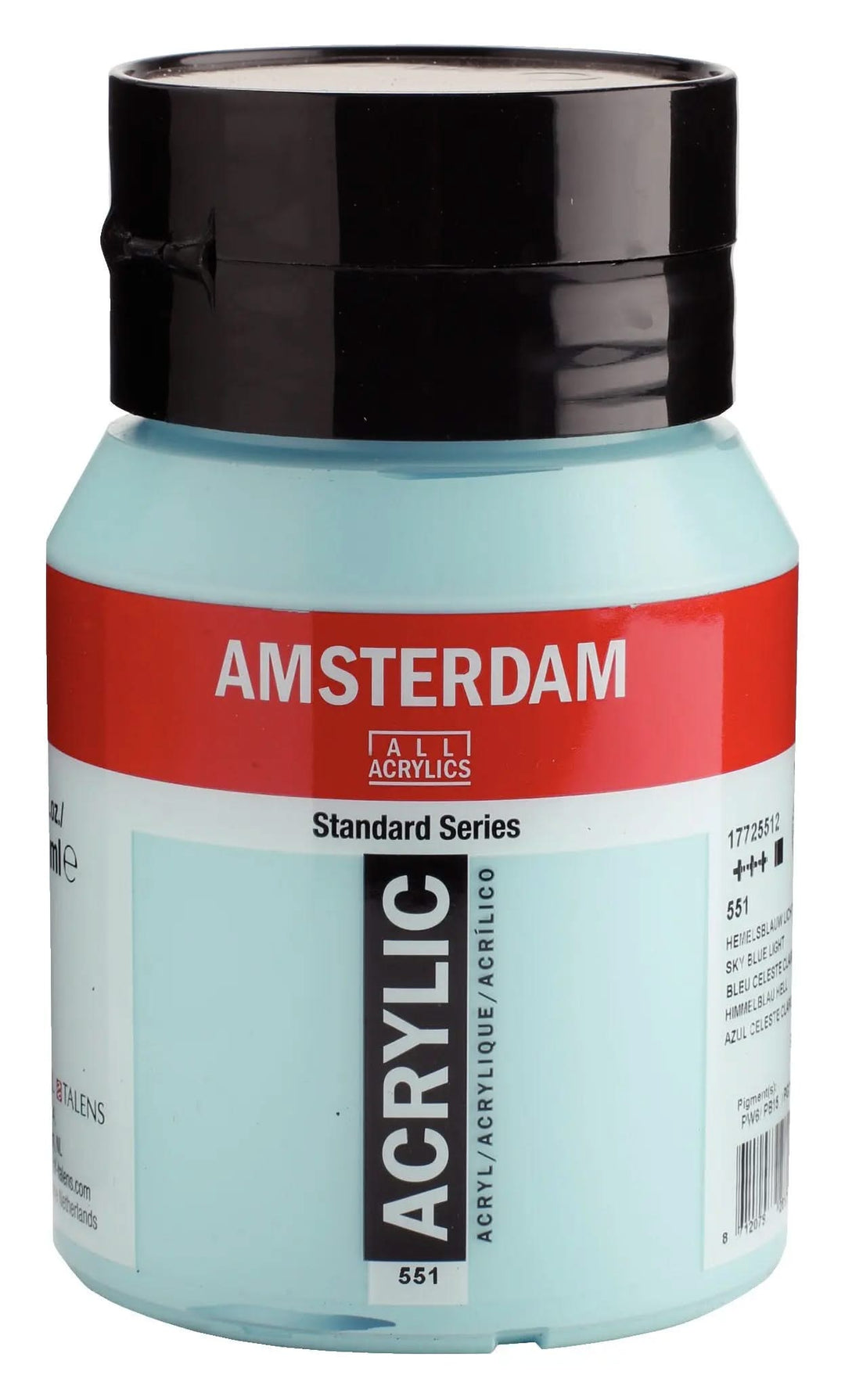 Amsterdam Standard Series Acrylfarbe Flasche 500 ml Himmelblau Hell 551