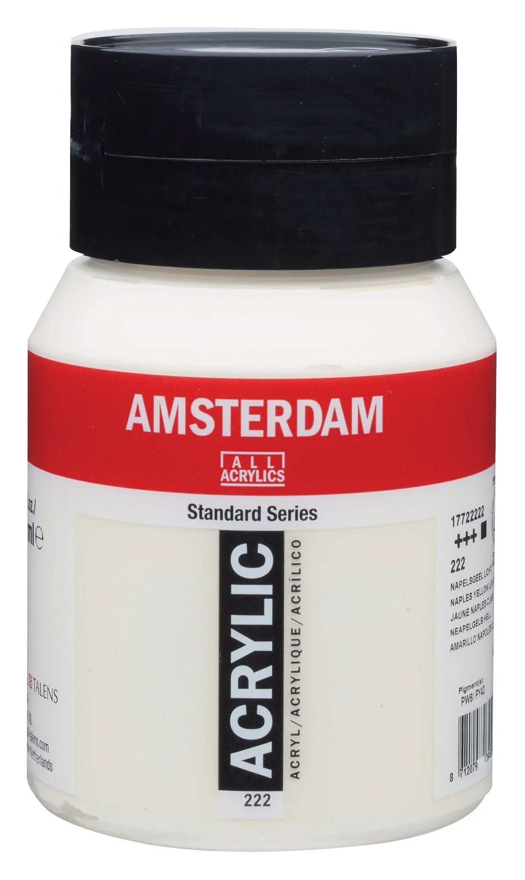 Amsterdam Standard Series Acrylfarbe Flasche 500 ml Neapelgelb Hell 222
