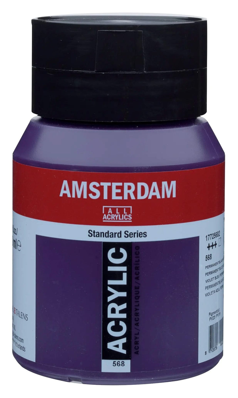 Amsterdam Standard Series Acrylfarbe Flasche 500 ml Permanentblauviolett 568