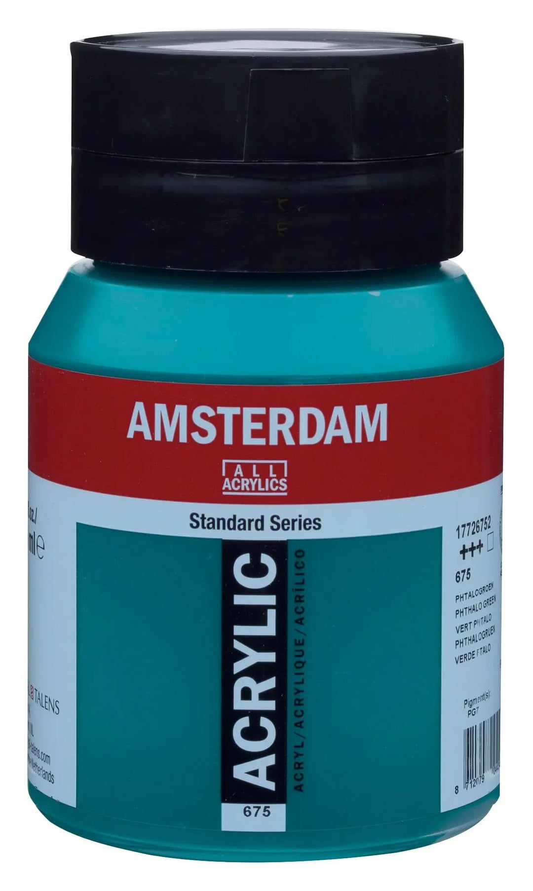 Amsterdam Standard Series Acrylfarbe Flasche 500 ml Phthalogrün 675