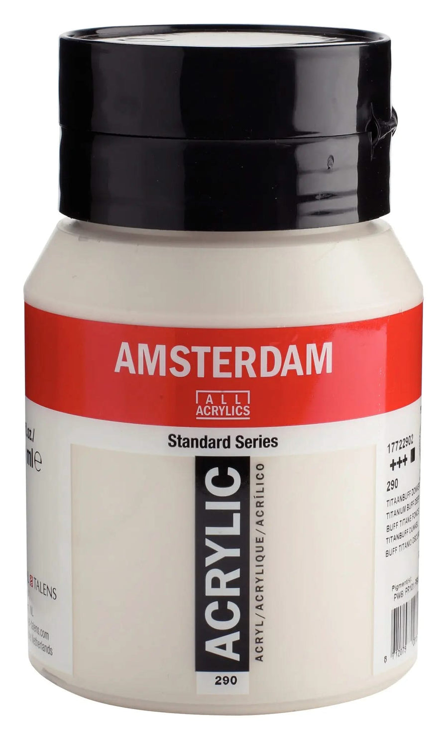 Amsterdam Standard Series Acrylfarbe Flasche 500 ml Titanbuff Dunkel 290