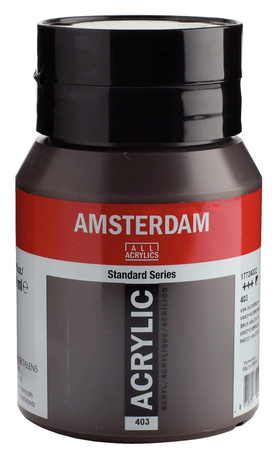 Amsterdam Standard Series Acrylfarbe Flasche 500 ml Vandyckbraun 403