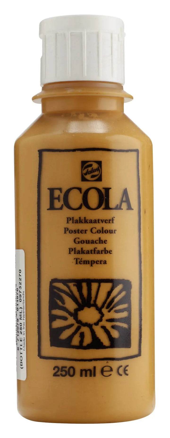 Ecola Plakatfarbe Flasche 250 ml Gelber Ocker 227