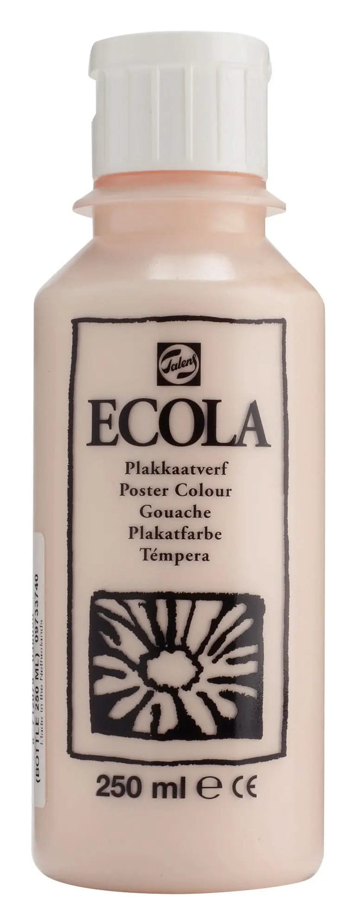 Ecola Plakatfarbe Flasche 250 ml Rosa Beige 374