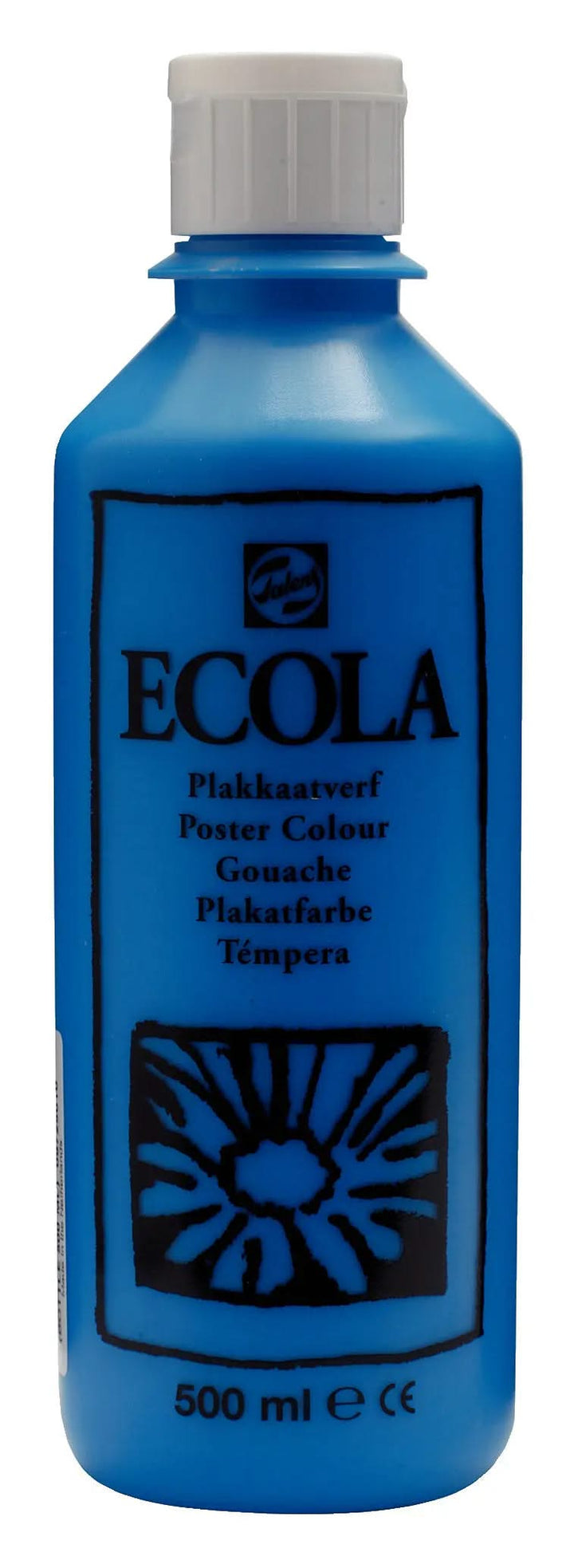 Ecola Plakatfarbe Flasche 500 ml Hellblau 501