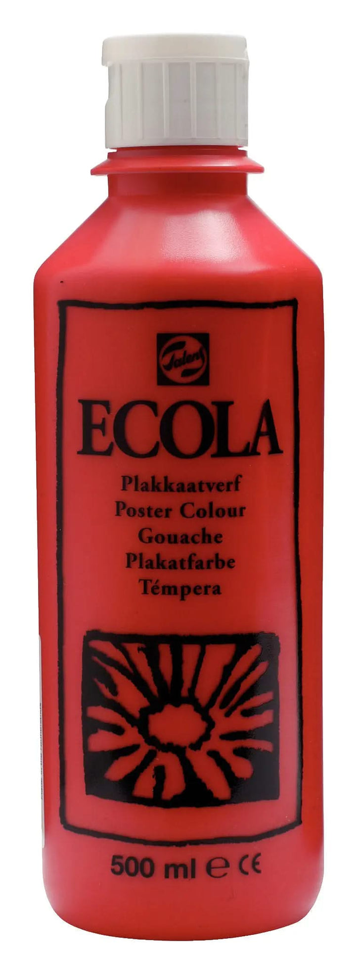 Ecola Plakatfarbe Flasche 500 ml Scharlach 334