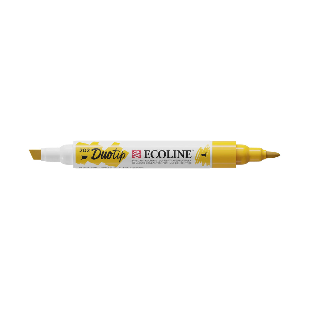 Ecoline Duotip Marker Dunkelgelb 202