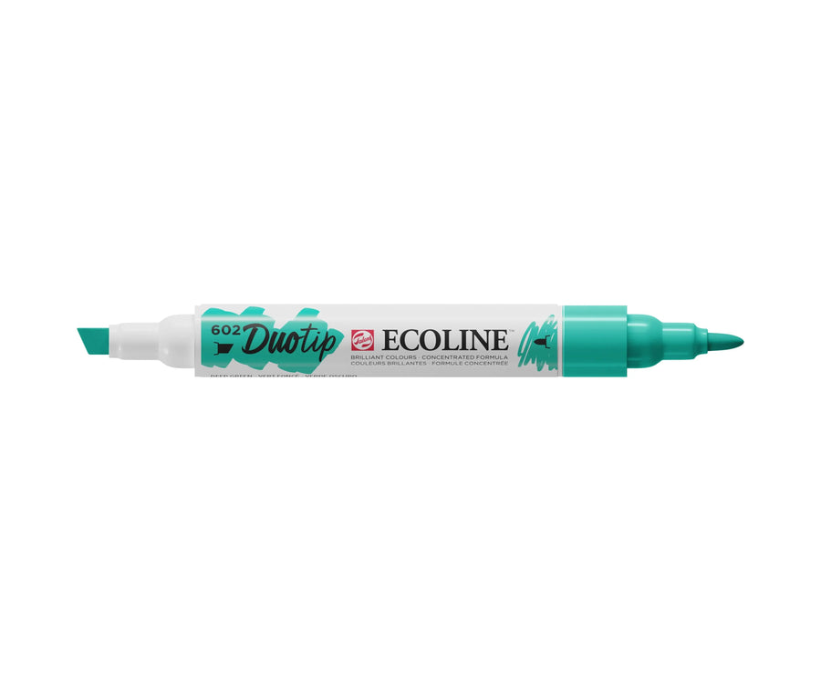 Ecoline Duotip Marker Dunkelgrün 602