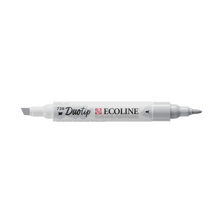 Ecoline Duotip Marker Kaltgrau Hell 738