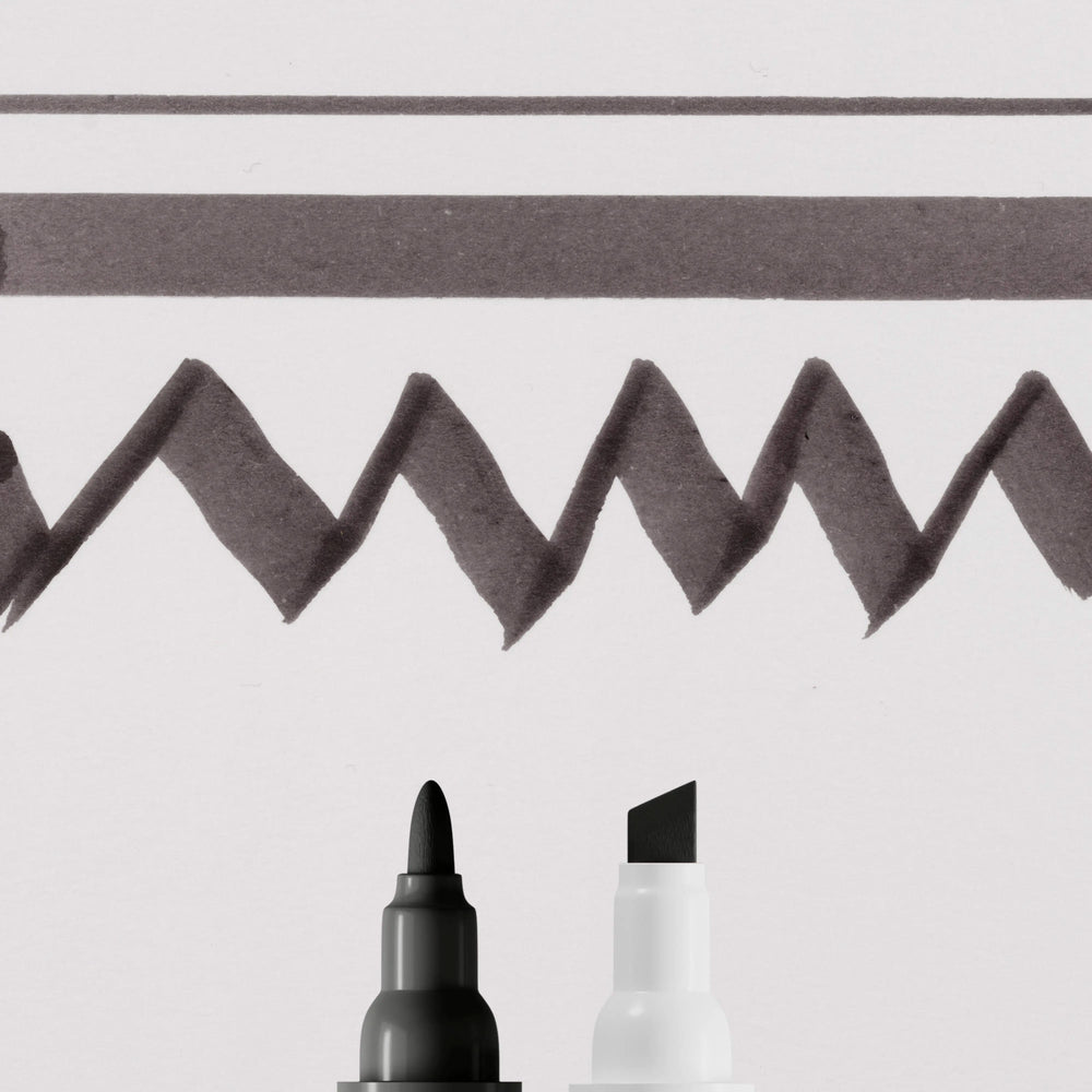 Ecoline Duotip Marker Schwarz 700 Ecoline