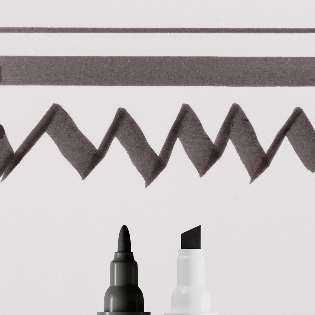 Ecoline Duotip Marker Schwarz 700 Ecoline