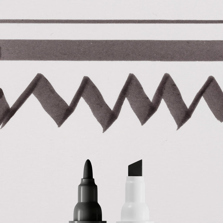 Ecoline Duotip Marker Schwarz 700 Ecoline