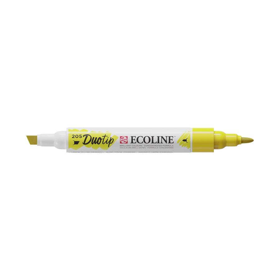 Ecoline Duotip Marker Zitronengelb (Primär) 205