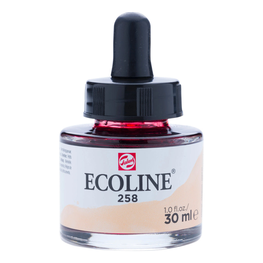 Ecoline Flüssige Wasserfarbe Flasche 30 ml Aprikose 258