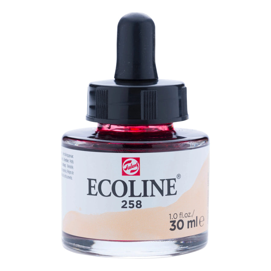 Ecoline Flüssige Wasserfarbe Flasche 30 ml Aprikose 258