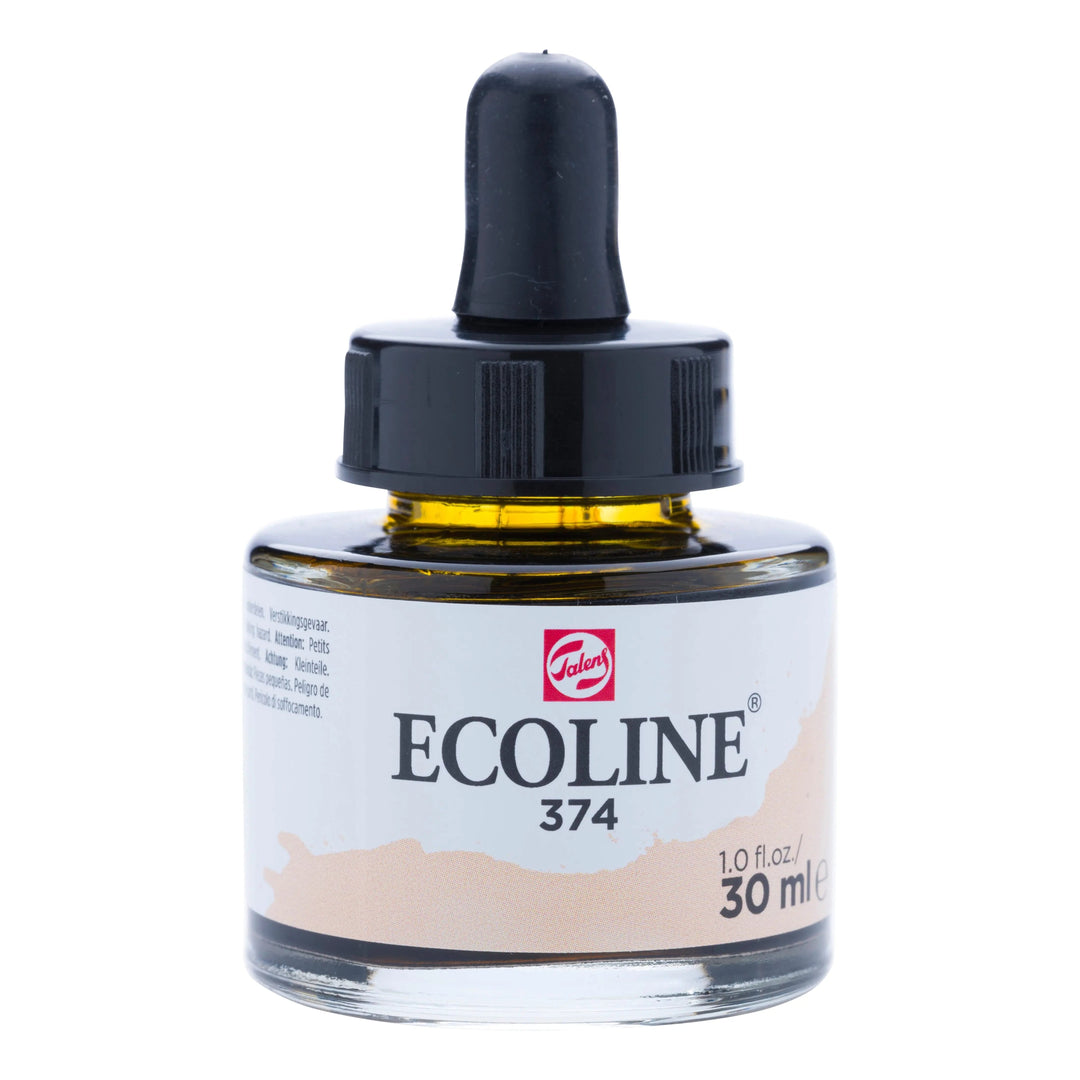 Ecoline Flüssige Wasserfarbe Flasche 30 ml Rosa Beige 374