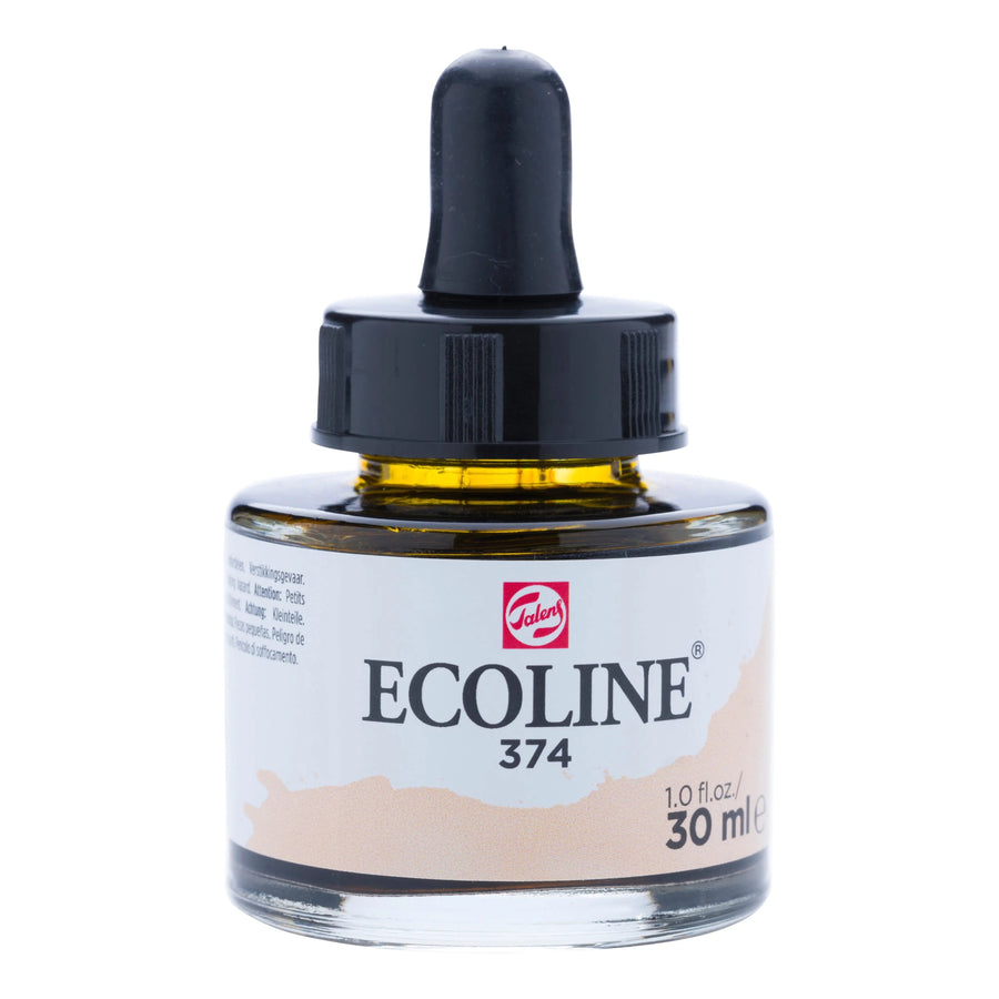 Ecoline Flüssige Wasserfarbe Flasche 30 ml Rosa Beige 374