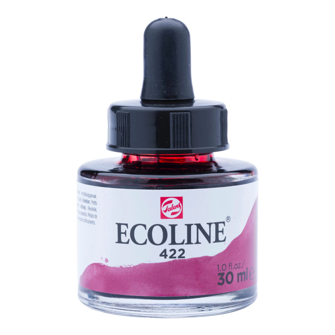 Ecoline Flüssige Wasserfarbe Flasche 30 ml Rotbraun 422