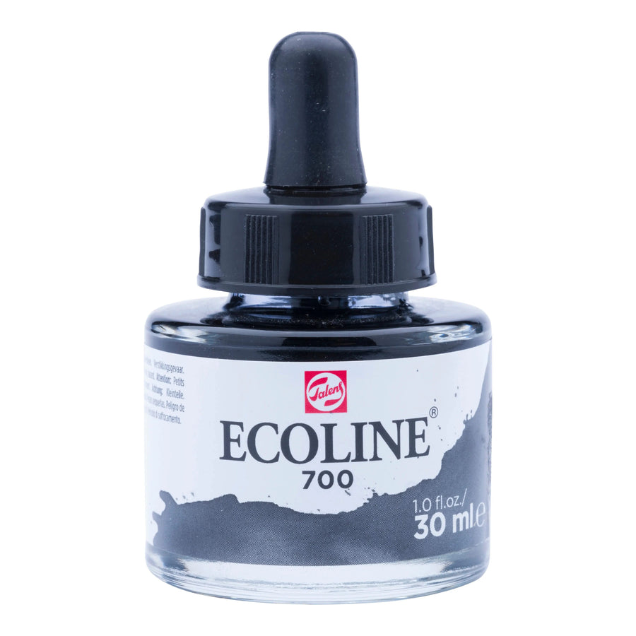Ecoline Flüssige Wasserfarbe Flasche 30 ml Schwarz 700