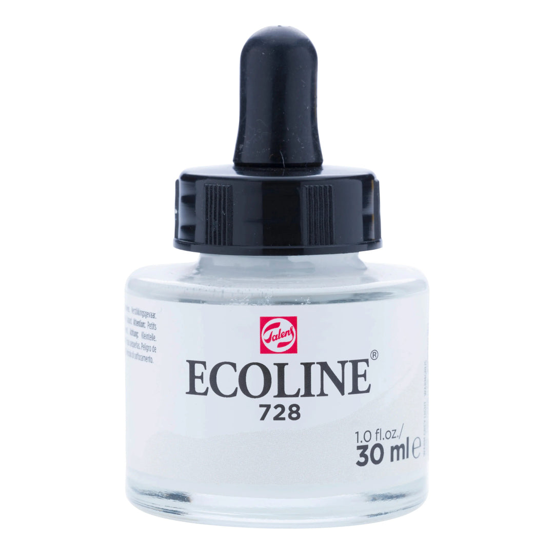 Ecoline Flüssige Wasserfarbe Flasche 30 ml Warmgrau Hell 728