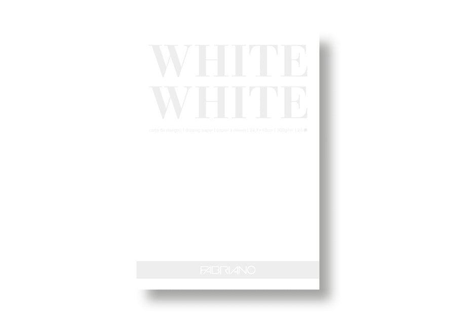 Fabriano White White Block - A3 - 300g - 20 Blatt