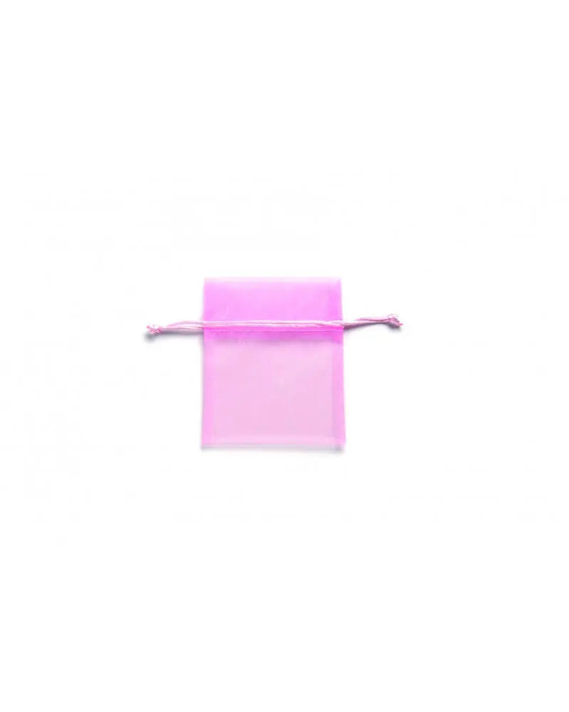 Organzasäckchen 12,5x16 cm 4Stk rosa