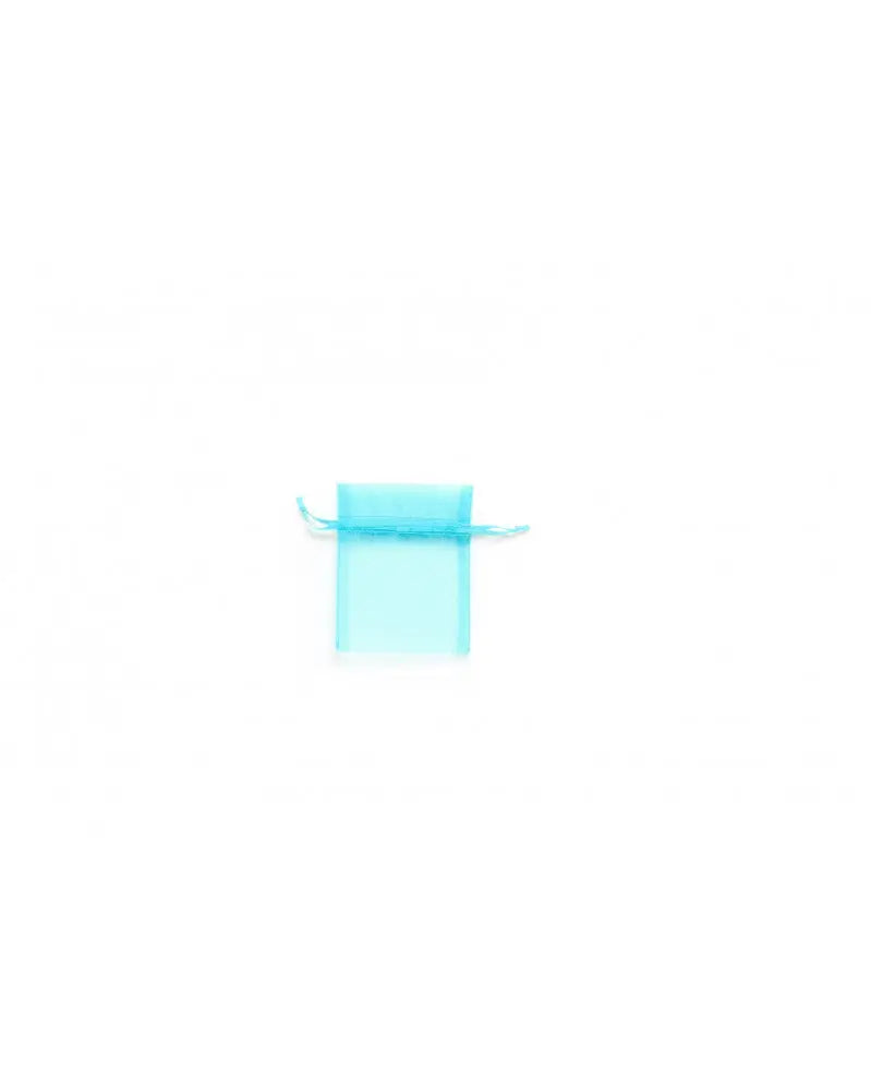 Organzasäckchen 8x10 cm 6Stk hellblau