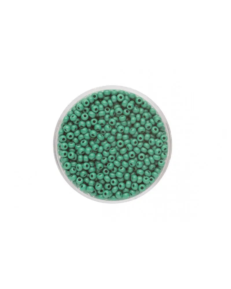Rocailles 2,6mm opak d'grün