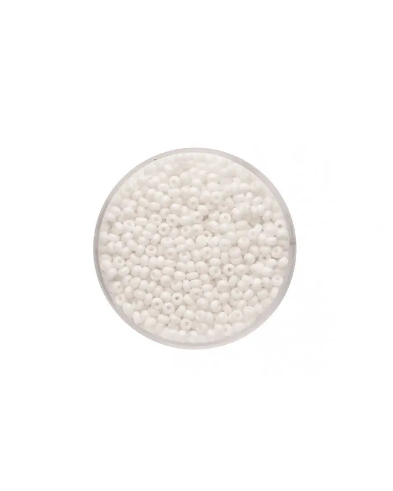 Rocailles satt weiss
